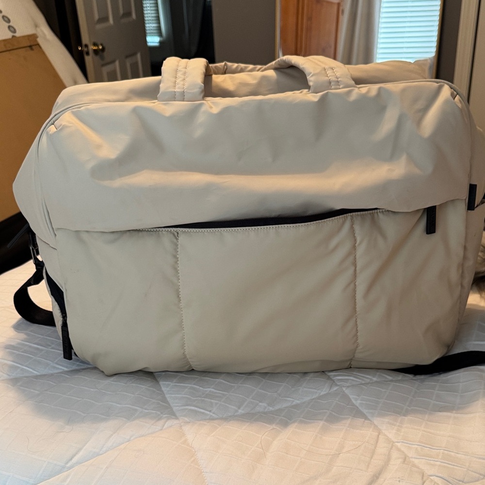 Calpak Luka Large Duffel in Oatmeal